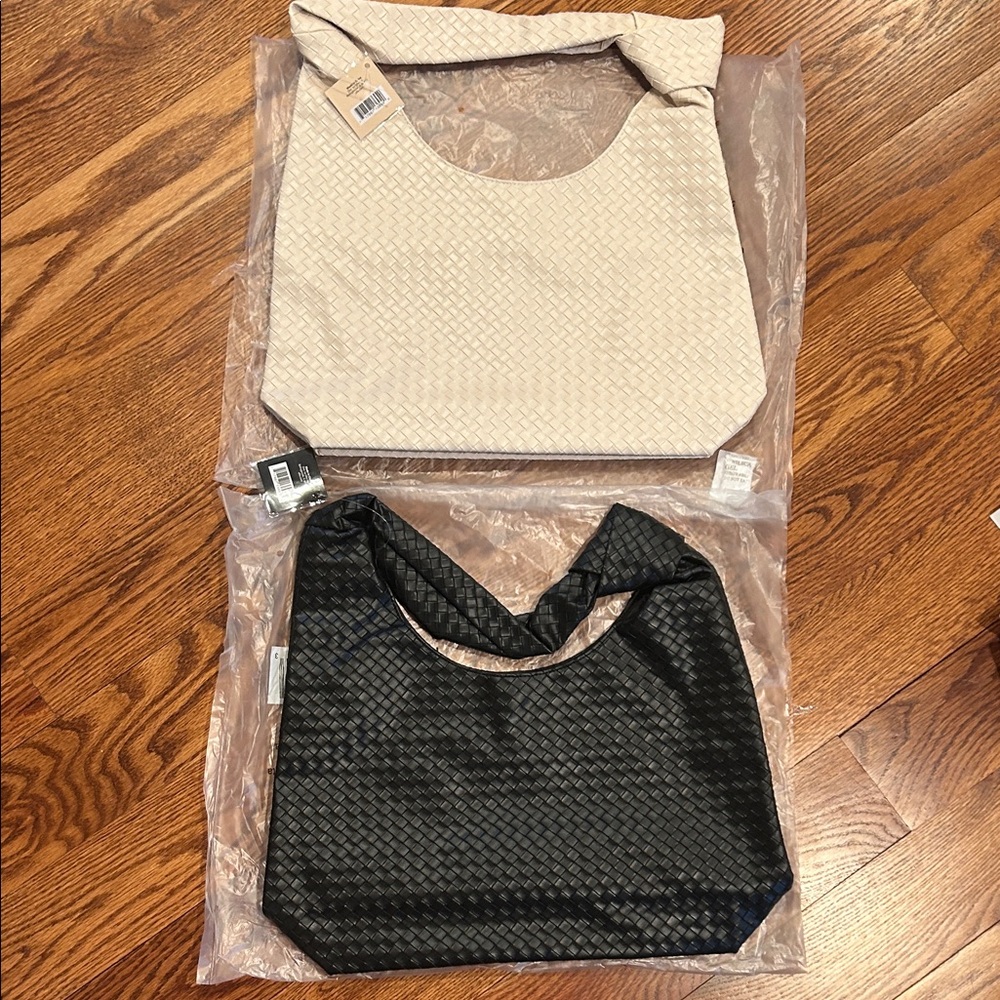 ULTA Elegant Cream and Black Women Bags Set